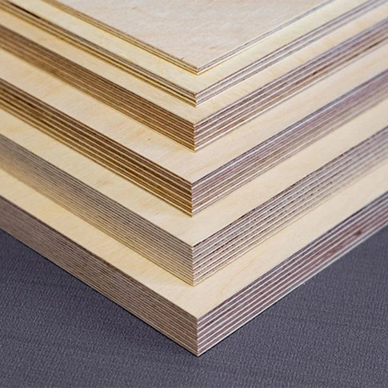 Linyi Furniture Modern E0 Commercial Marine Birch Plywood Sheet 18mm 4x8