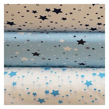 For Kids Bed Sheet Cotton Fabrics Twill Fabric Textile Woven Star Home Printed Heavy 100% Cotton Shirting Fabrics Medium Weight