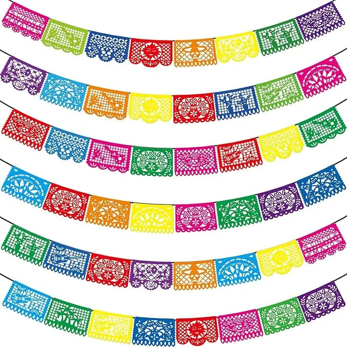 Top Quality Wholesale Mexican Felt Party Banners Cinco De Mayo Mexico Decor Dia De Los Muertos Fiesta Party Decoration Banner