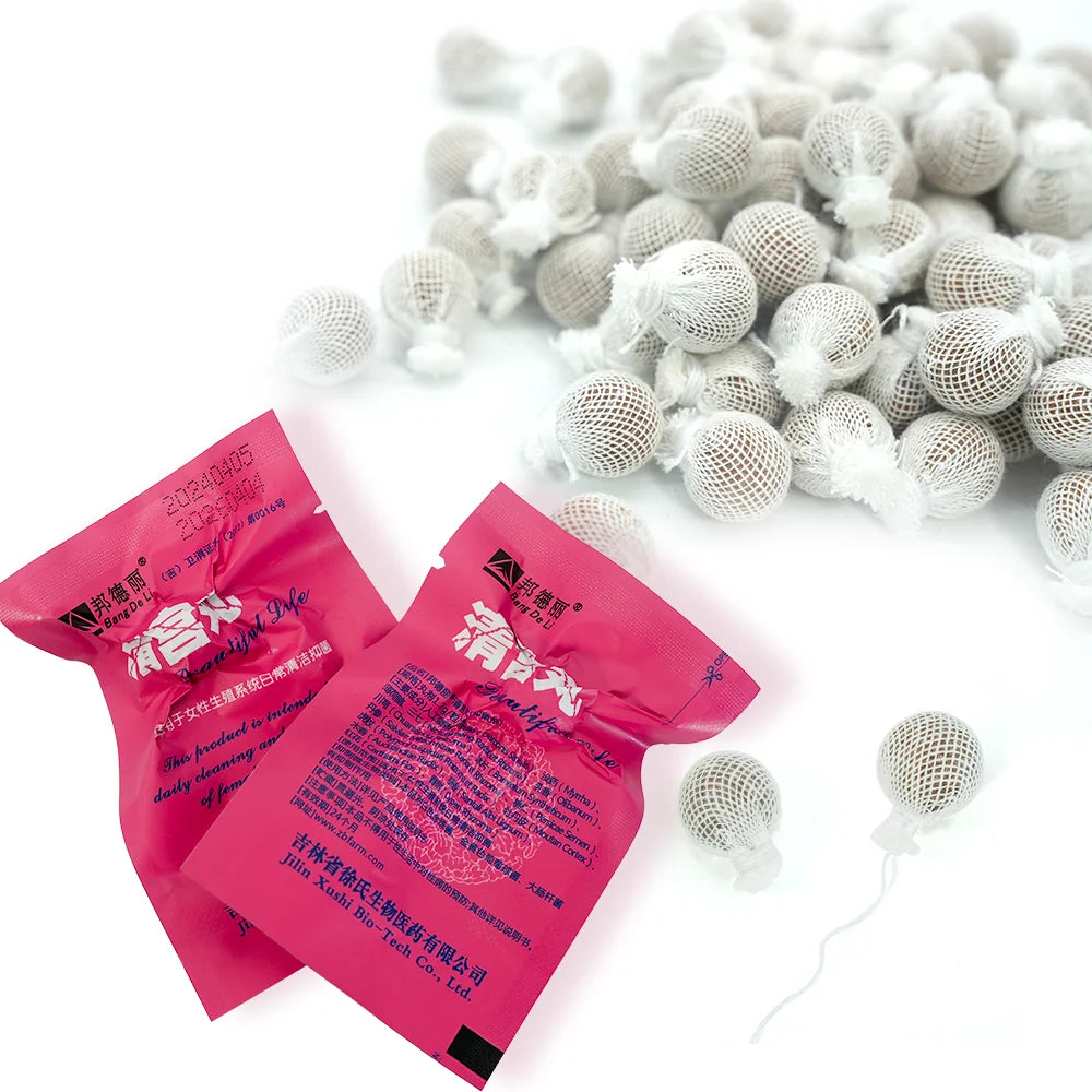 Aromlife 100% Herbal Tampons Vaginal Feminine Hygiene Products Vaginal Clean Point Wholesale Yoni Pearls