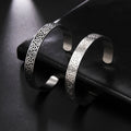 My Shape Stainless Steel Viking Celtics Knot Bangles for Men Women Cuff Bangle Bracelet Femme Wedding Jewelry Pulsera Hombre