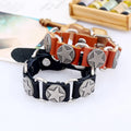 Wholesale Punk Fashion Unique Moon and Star Leather Bracelets