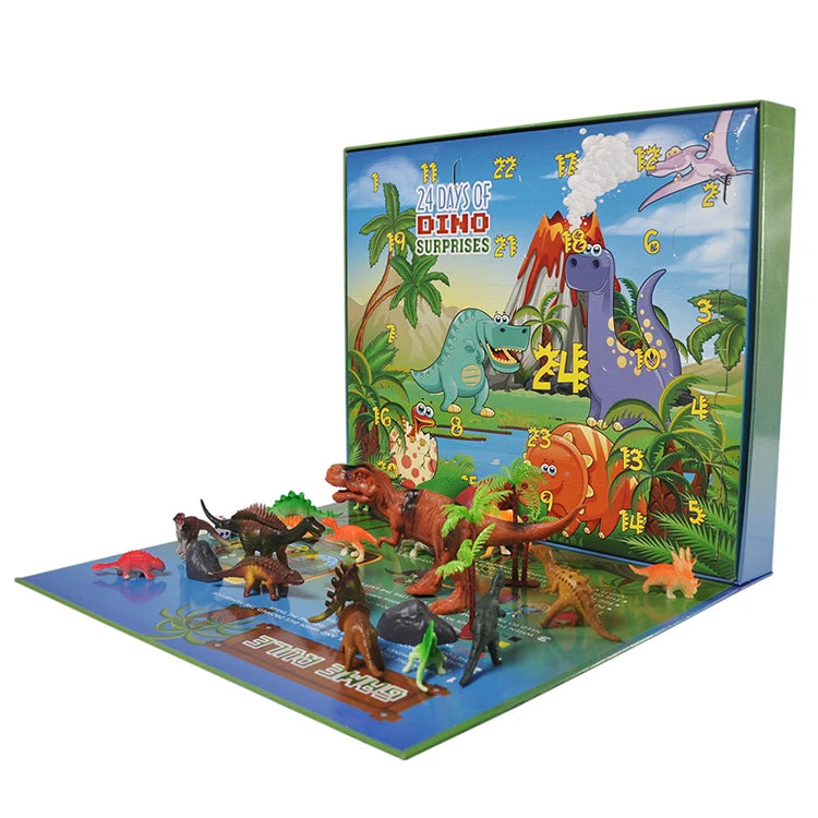 Advent Calendar Kids With Toys RTS Wholesale Dinosaur Sets Fidget Toy Advent Calendar