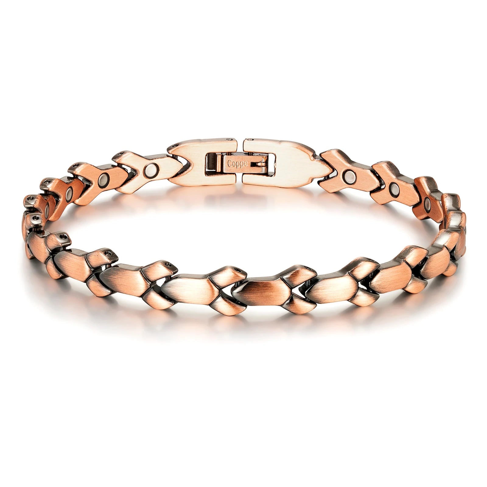 Fashion Wholesale Man Jewelry Magnetic Man Bracelet Therapy Energy Bio Man Copper Bracelet