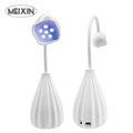 Professional 12W UV LED Nail Lamp for Women Wireless New Design Flower Fast Drying Plastic Material Not Black Hand Battery
