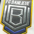Football Team Patch 3D Woven Labels High-Density TPU Silicone Iron-On Labels for Clothing Shoes Bags Embossed Patch
