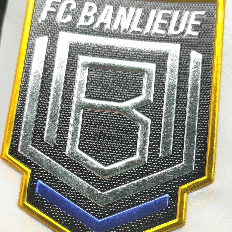 Football Team Patch 3D Woven Labels High-Density TPU Silicone Iron-On Labels for Clothing Shoes Bags Embossed Patch