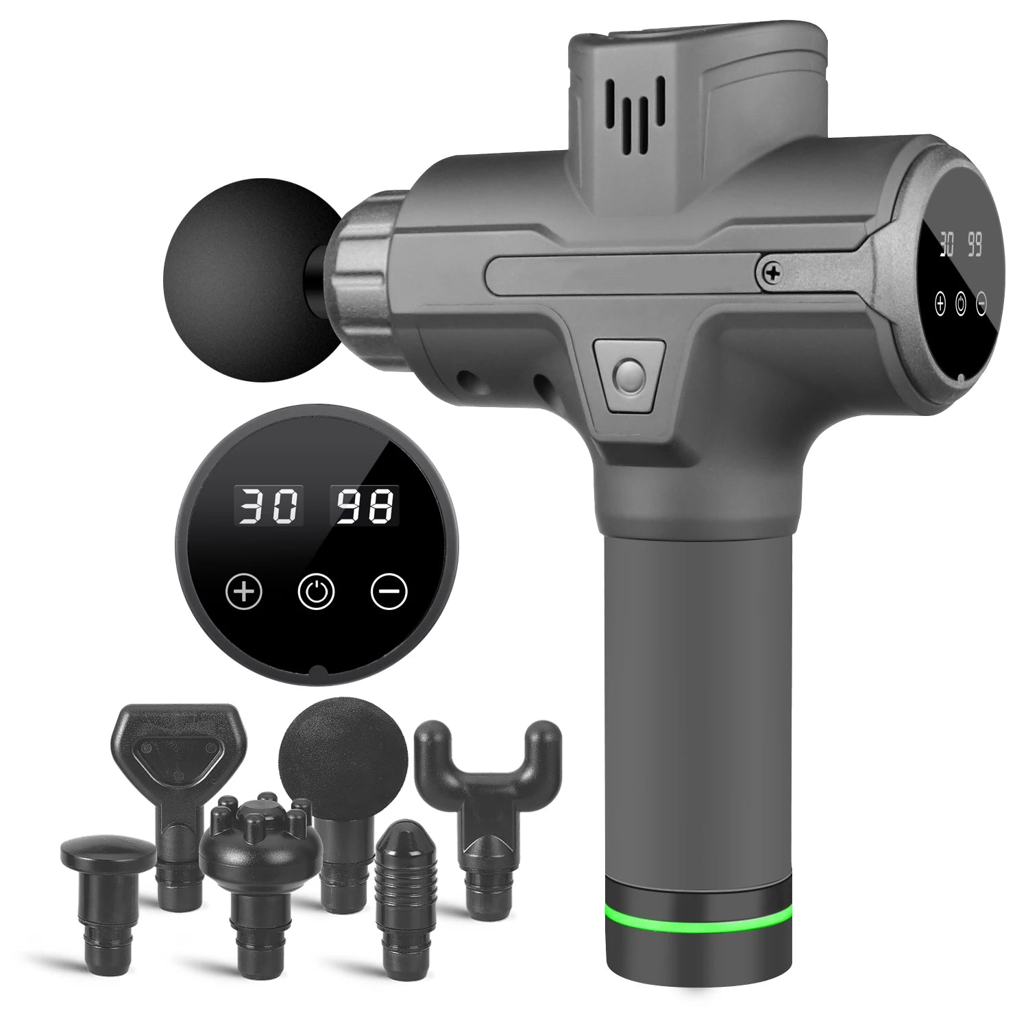 2024 New Design Professional Muscle Massagers Deep Tissue Massage Gun Brushless Motor and 30 Speeds for Body Application