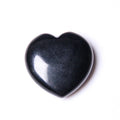 HY New arrivals gemstone carving hearts natural quartz crystal black obsidian love heart stone for home decoration