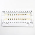 Monoblock Mini Roth .022 345 Hook Metal Dental Orthodontic Brackets
