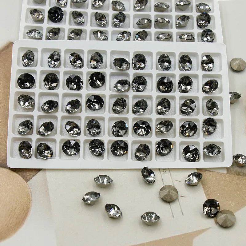 Super Shiny Point Back K9 Glass Rhinestone Chatons for Jewelry Decoration DIY Design