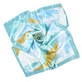 Custom Polyester Silk Scarf New Gradient Scarf Printed 90 Satin High Large Square Scarf Women Versatile Retro Printed Headscarf