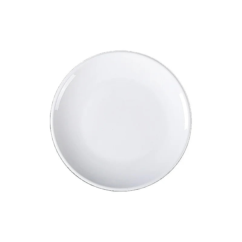 Eco-friendly Melamine Dinner Desserts Serving Plates Round Plate for Home Restaurant