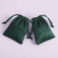 Wholesale Custom Gift Pouch Drawstring Bag Bolsas De Terciopelo Green Small Fabric Leather Suede Ring Pouch