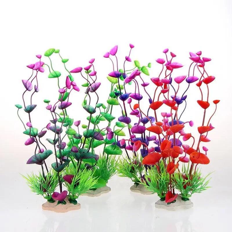 Artificial Aquatic Plants Small Aquarium Plants Artificial Fish Tank Decoration Used for Aquarium Simulation