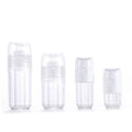 Free Sample of Skin Care Serum Plastic Bottles Mini Size 2ml 3.5ml Essence Liquid Cosmetic Packaging 8ml Double Chamber Bottle