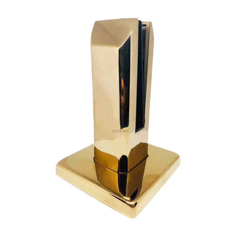 Condibe Glass Fence Balustrade Stainless Steel Shiny Gold Spigot