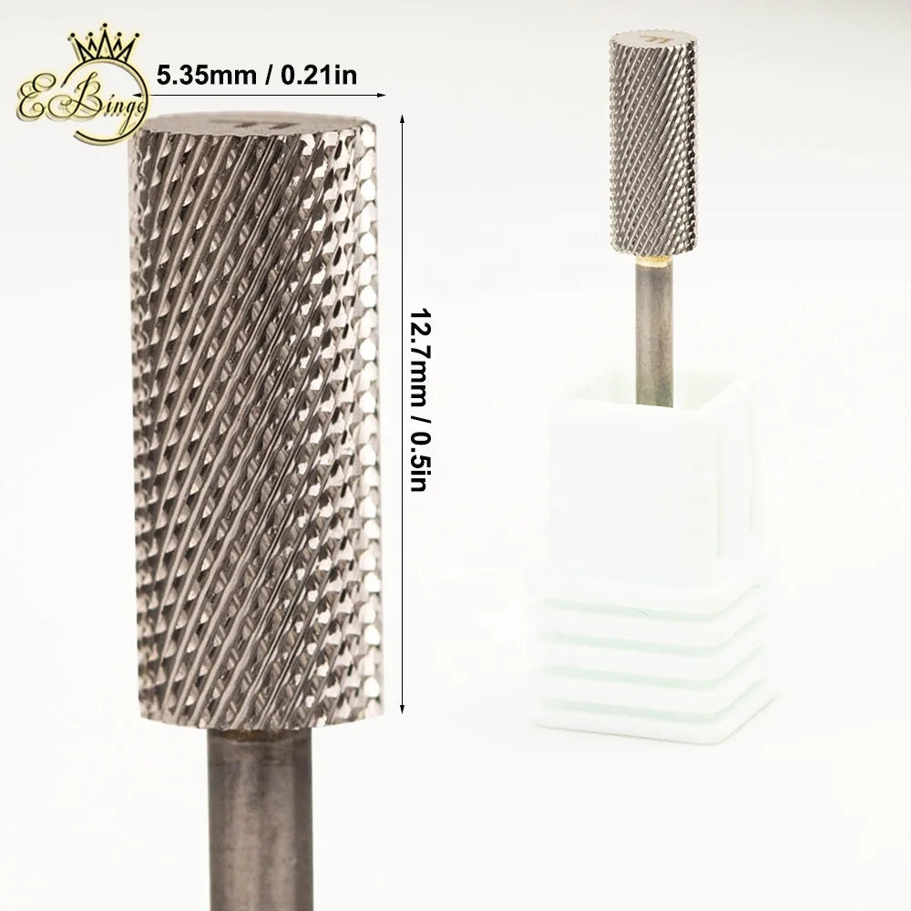 Fast Delivery Wholesale Fine Medium Coarse XC 2XC 3XC Efile Small Barrel Professional Tungsten Carbide Nail Drill Tips for Salon