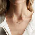 Beads Necklace Jewelry New Fashion Stainless Steel Necklace Minimalist Pearl Pendants Choker Trendy 14k Gold Plated Women Chain