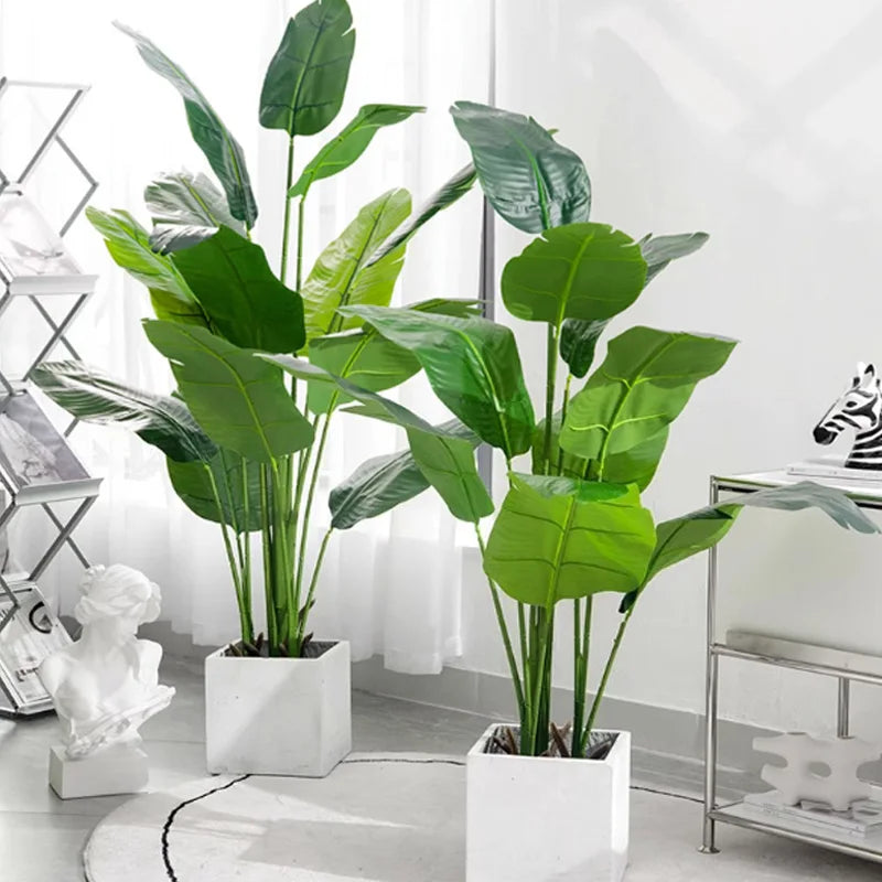 Wholesales Bonsai Tree Real Touch Green Greenery Plastic Artificial Trees Large Artificial Palm Trees