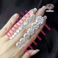 SICGEM Diamond D Color Mini Round White Gemstone Loose 1 Carat Moissanite Competitive Price Per Carat