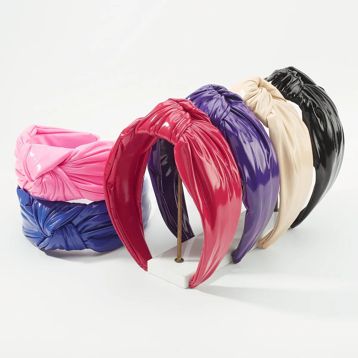 Fashion New Arrival Women Hair Band Top Quality PU Leather Hair Band Designer Custom Headband