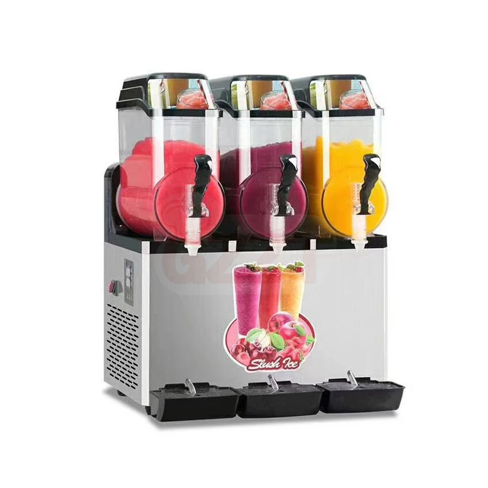 Wholesale 12l 3tanks Slush Machine 36L Commercial Use Smoothie Ice Frozen Slushie Drink Machine Slush Machine Commercial