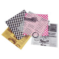 Coated Greaseproof Paper Dinner Plate Liner Burger Sandwich Bread Wrapping Paper Bakery Dessert Gift Packaging