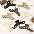 QIYUE Seven Star or love Heart Shape Large Matte Hair Claw Clip for Women