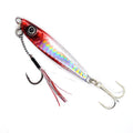 New Arrival 20g 30g 40g JIgging Lures Double Hook Treble Hook3d Simulation Eyes Shore Casting Sinking Metal Jig