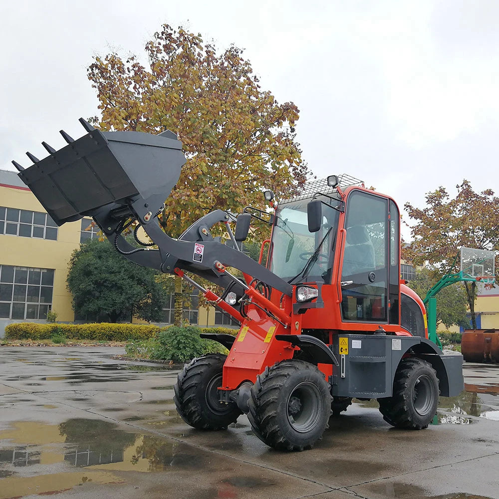 2023 New China Mini 2 Ton Small Self Wheel Loader Front Shovel Loader  Epa diesel