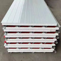 Customizable Polyurethane Roof Exterior Wall Panel Steel Heat Insulation for Cold Room Workshop Waterproof Prefabricated House