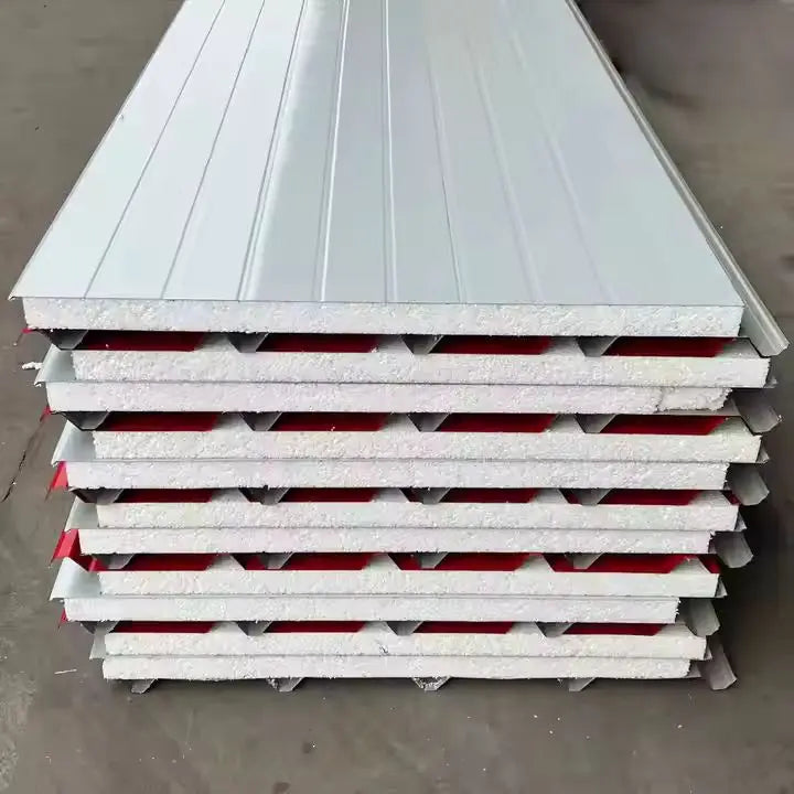 Customizable Polyurethane Roof Exterior Wall Panel Steel Heat Insulation for Cold Room Workshop Waterproof Prefabricated House