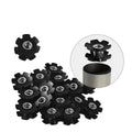 Sunflower Star Fangled Nuts Polished 1 Inch 1-1/4" 5/16 3/8 M6 M8 M10 M12 Circular Tube Healthcare Mining