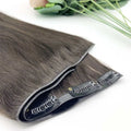 Remy Clip-in Virgin Human Hair Extension Double Drawn Russian 16 Inches Seamless Raw