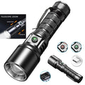 Helius Wholesale New Powerful Usb Rechargeable Super Bright Reverse Charge Hiking Camping Zoom Emergency Led Flashlight