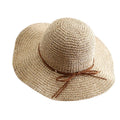 Sombreros Playeros Women's Foldable Sombrero De Sol Para Mujer Woven Sun Hat Summer Floppy Beach Hat Crochet Straw Hat Boho