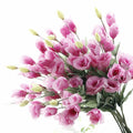 79CM/31In Artificial Flowers 7 Heads Eustoma Lisianthus Silk Artificial Flowersfor Christmas Wedding Party Home Decoration