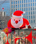 China Wholesale Festival Climbing Gift Outdoor Christmas Decorations Inflatable Claus Cartoon Toy