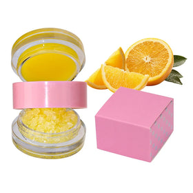 2 in 1 Lip Scrub and Lip Balm Moisturizing Custom Own Brand Exfoliating Lip Scrub