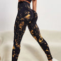 Hot Sale Tie Dye Leggings Women High Waist Scrunch Butt Gym Yoga Leggings for Women