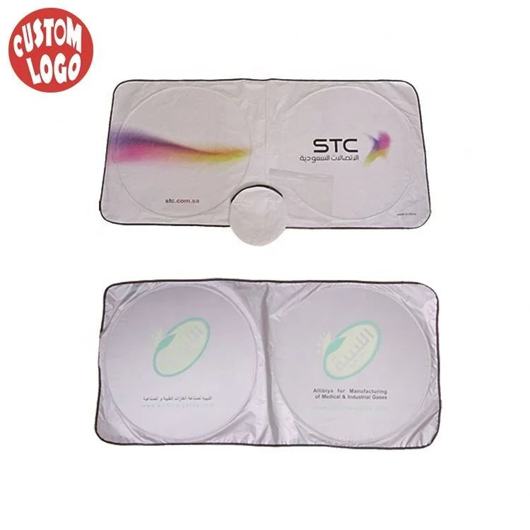 Promotional Custom Design Sun Shield Windshield Snow Cover Car Sun Visor Car Side Window Sun Shade