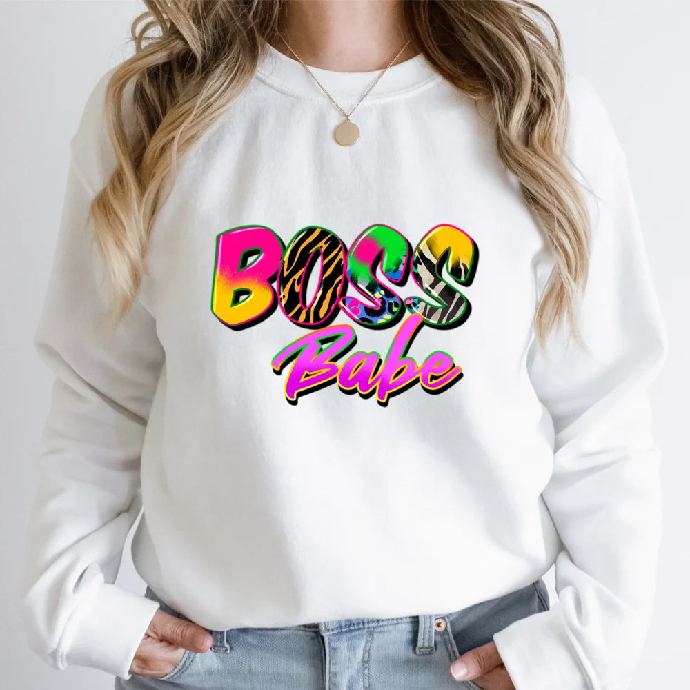 Supplier Professional Small Business Owner Custom Waterproof Printing Hustle Babe Design DTF Heat Transfer Sticker for Tshirt