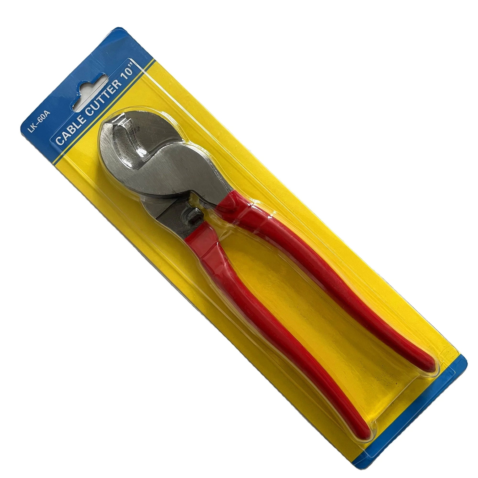 Industrial Grade Steel Wire Cable Cutter Pliers LK-60A Electrician's Multi-Tool Stripper 60mm Cutting Hand Tool PVC Handle OEM