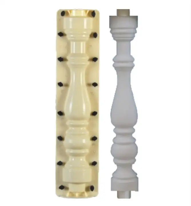 2023 New Design Precast Plastic Decorative Roman Pillar Baluster Shape Concrete Baluster Mold for Sale