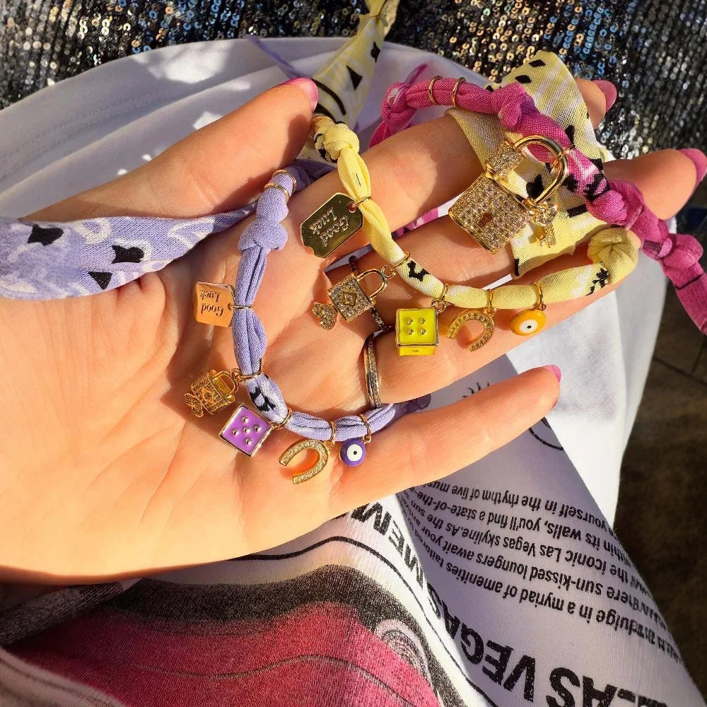 Colorful Tourmaline Beaded Versatile Elegant Alloy Trendy Sweater Chain Gift Necklace for Women