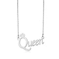 Women Fashion Stainless Steel Initial Letter Pendant Necklace Jewelry