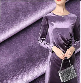 Hot Sale Shiny 100% Polyester Velour Fabric for Fall and Winter