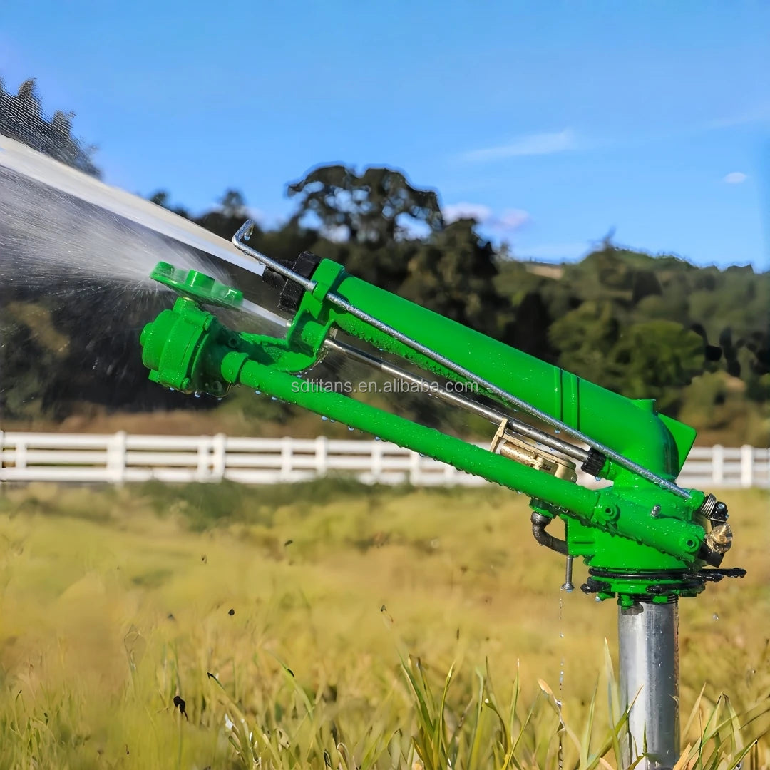 Titans 1.5inch Rain Gun Sprinkler for Agriculture Lawn Sprinkling Garden Yard Farm Irrigation