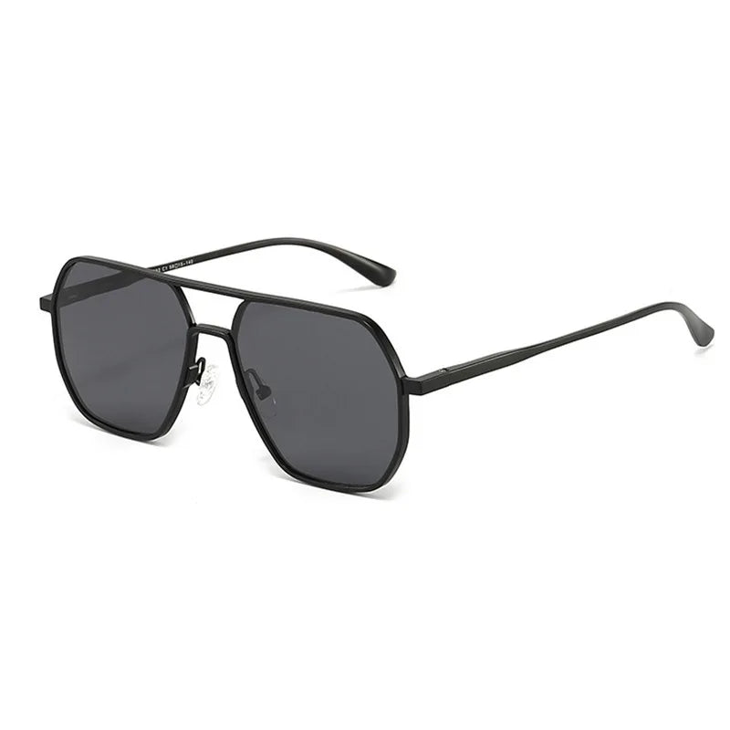 Fashion Uv400 Protection Driving Aluminum Magnesium Men Polarized Sunglasses Metal Black Lens Wholesale Polarized Sunglasses